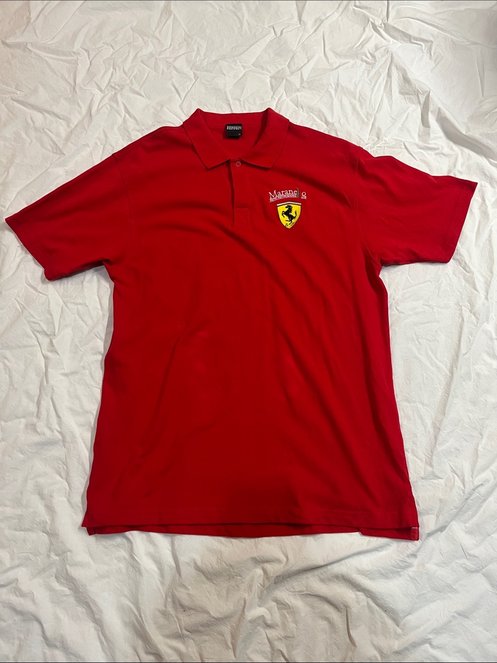 Ferrari dealership polo shirt